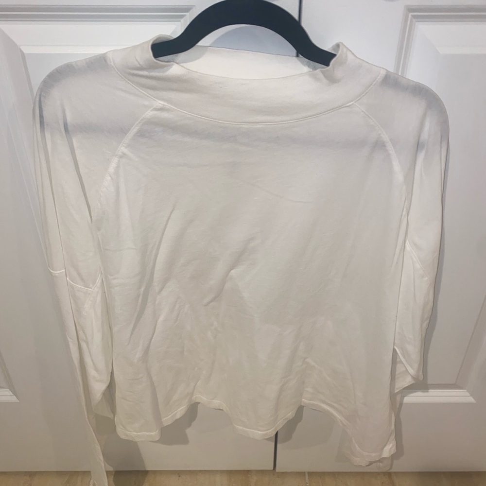 Free People Basic White Long Sleeve